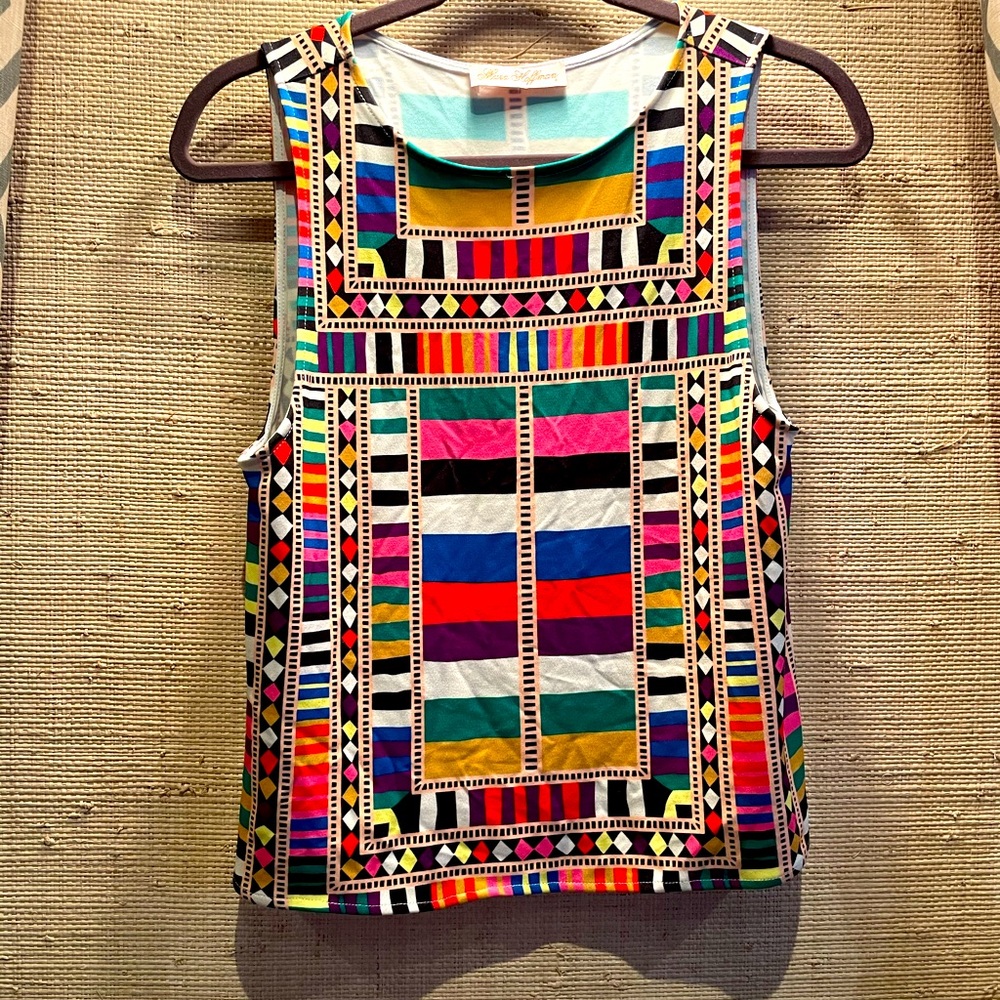 Rare Mara Hoffman sample colorful shirt.